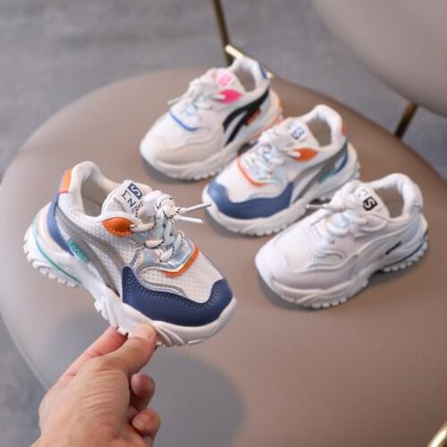 Infant Kids Baby Casual Sneakers Shoes Mesh Sports Boys Sneakers Breathable Soft Leisure Girls Tenis Sneakers Running Shoes