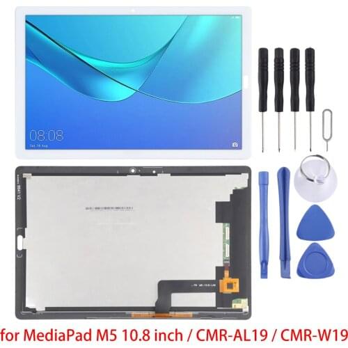 For MediaPad M5 10.8 inch LCD Screen and Digitizer Full Assembly for Huawei MediaPad M5 10.8 inch / CMR-AL19 / CMR-WF19