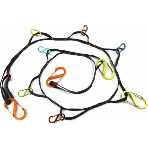 Outdoor Camping & Hiking Paracord Rope 10 Buckles Cord Hanging Ropes Cords Lanyard Rope Garden Kitchen Travel Kits