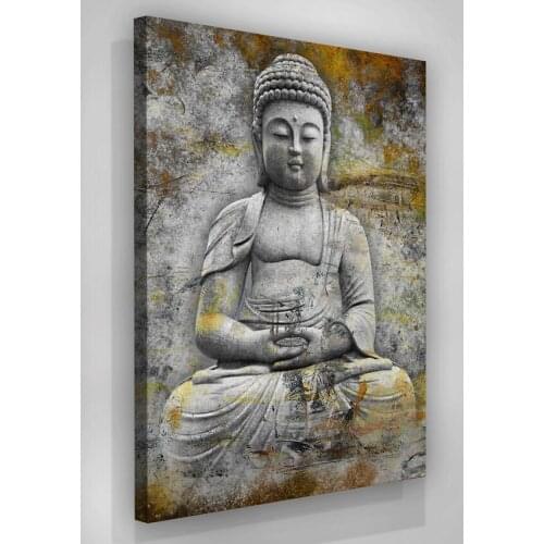 Home Decor Picture Buddha Canvas Wall Art Painting Fashion Artwork Buddha Waterproof Poster Modern For Living Room Office