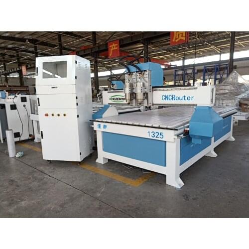 Double head cnc router 4*8 ft 1325 multipurpose woodworking machine price