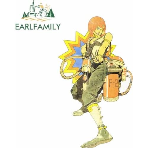 EARLFAMILY 13cm x 7.4cm For Anime Car Door Stickers Fine Decal Car Accessories Occlusion Scratch Vinyl Material Waterproof Decor