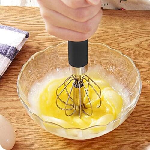 Egg Tool Stainless Steel High Quality Milk Frother Egg Beater Semi-Automatic Whisks Mixer Stirrer Cooking Tools 18MAR19