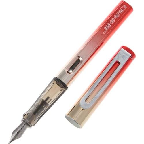 Jinhao 599-A Fashion Fountain Pen Business Student Medium Fine Nib Calligraphy Office Supply Writing Tool M5TE