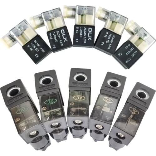 3V Series 4V Series solenoid valve coil, DC12V DV24V AC24V AC110V AC220V