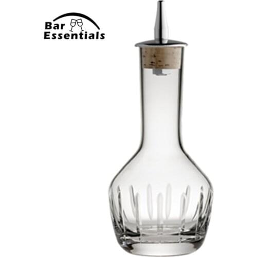 Classic Bitter Bottle Vertical Cut 90ml Bitter Bottle Glass Liquor Pourer Bar Tool Bartender Kit Cocktail Barware