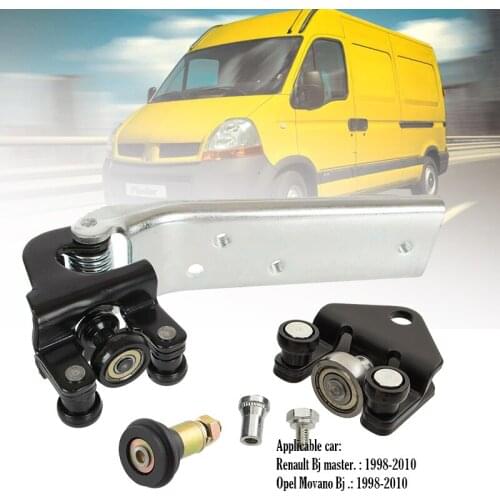New Right Sliding Door Guide Roller Set for Opel Movano RENAULT MASTER (1998-2010) 7700352381, 7700352379, 7701048702