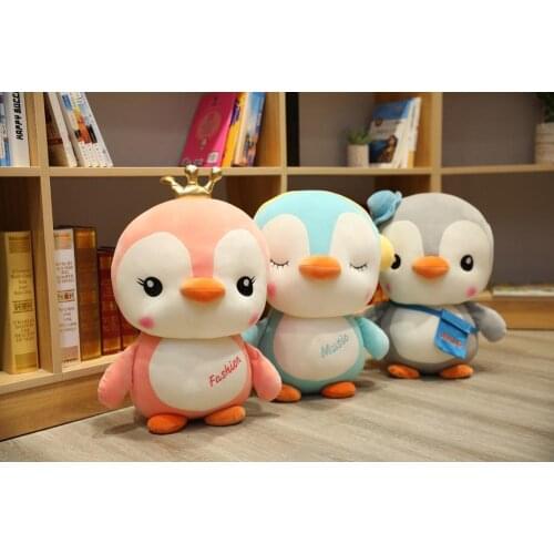 High quality 25-65cm cute penguin doll plush toy baby toys to send children birthday gifts Christmas gifts for girls gifts
