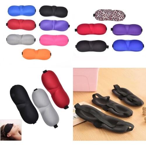 1Pc 3D Soft Women Men Portable Blindfold Travel Eyepatch Sleep Mask Natural Sleeping Eye Mask Eyeshade Cover Shade Eye Patch