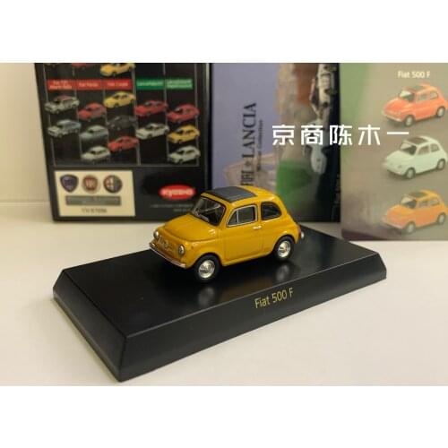 KYOSHO 1/64 Primera Fiat 500 F Collect die casting alloy trolley model