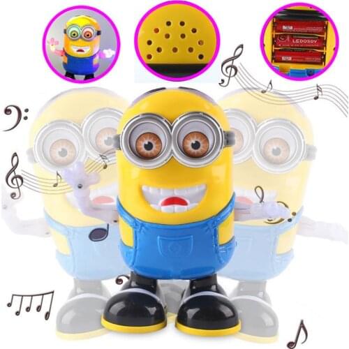 Little yellow cartoon man movie money box kids gifts toy safe plastic craft for home decoration accessories savingbox piggy bank