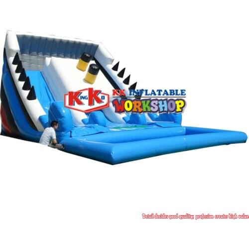 XBL Fun Equips Commercial China Guangzhou Pool Inflatable Water Slide For Children Adult