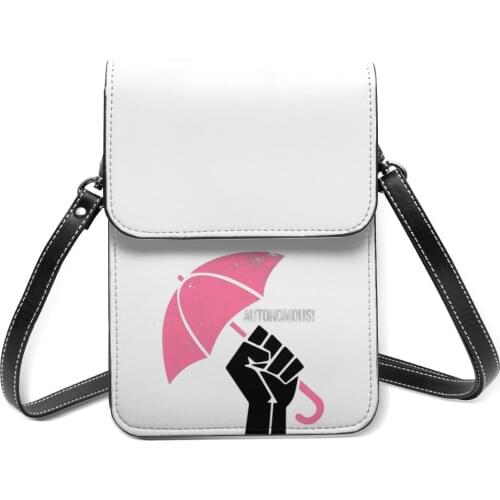 Banksy Shoulder Bag Bulk Reusable Mobile Phone Bag Leather Streetwear Woman Bags