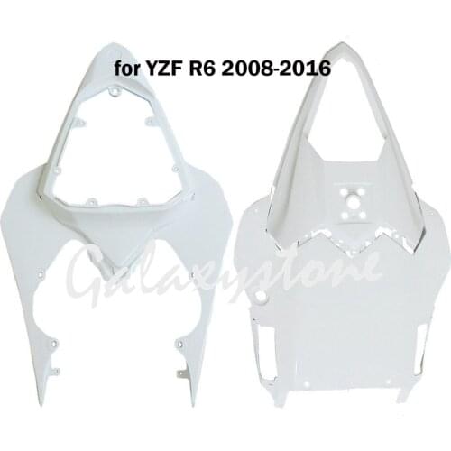 Unpainted Rear Tail Section Upper+Lower Cowl Fairing for YAMAHA YZF R6 2008-2016