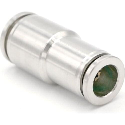 Pneumatic Reducer Union Tube OD 12-10mm 304 Stainless Steel Quick Straight Connector Anticorrosion Antioxidation