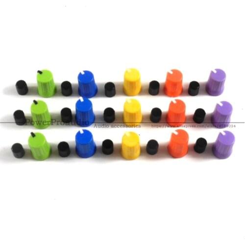 15pcs Rotary Knob NI For Traktor Kontrol Z1 Z2 S2 S4 S5 S8 DJ Controller Mixer