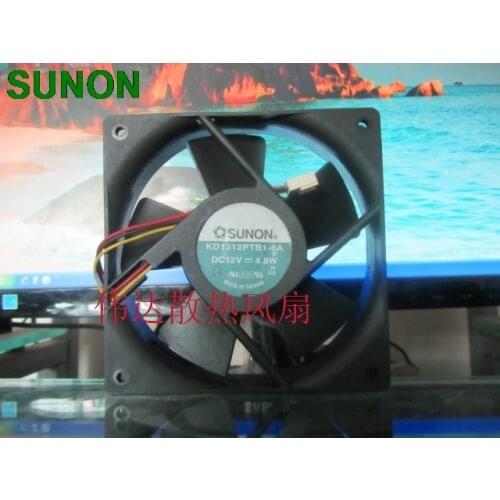 For Sunon 12cm KD1212PTB1-6A 12V 4.8W 12025 12v brushless dc fan motor cooling radiator