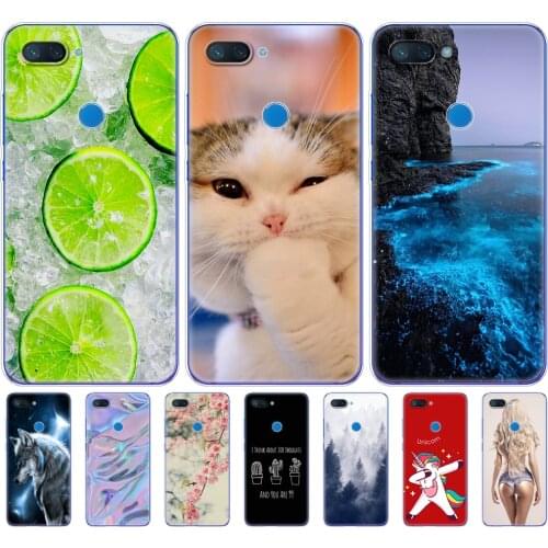 Silicone case For Xiaomi mi 8 LITE Cases 6.26 inch clear soft TPU For Xiaomi mi 8 lite Back Cover For Xiaomi mi8 coque capa bag