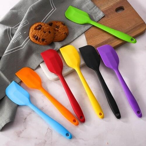 Silicone Pastry Spatula Non Stick Butter Cooking Spatula Set Cream Mixing Cake Baking Tools Heat Kitchen Accessories Gadgets