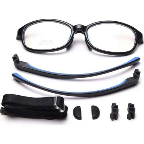 Veshion Children Square Eyewear Tr90 Frame Pink Black Girl Optical Glasses Frame Kids Boy Clear Lens Ultralight Anti Blue