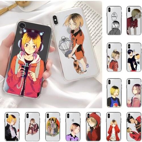 YNDFCNB Kenma Kozume of Haikyuu Phone Case for iPhone 11 12 pro XS MAX 8 7 6 6S Plus X 5S SE 2020 XR cover