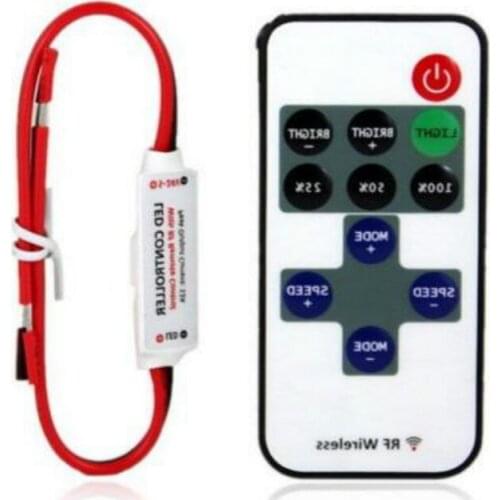 1pcs 12V RF Wireless Remote Switch Controller Dimmer 10-level Dimmer For Mini LED Strip Light