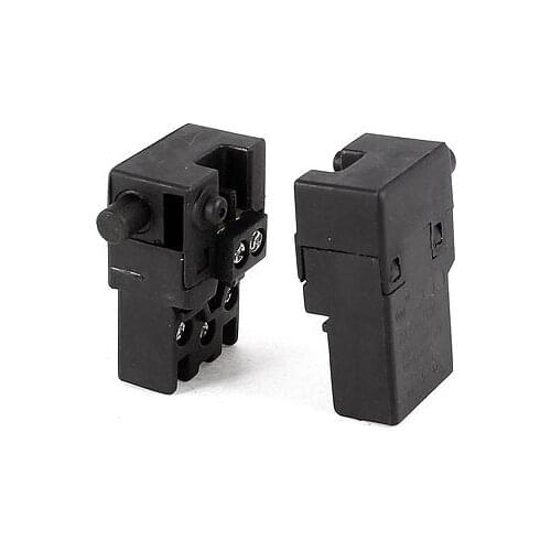 2 Pcs FA2-6/1W AC 12A/125V 6A/250V SPDT Electric Button Switch for Makita 1040