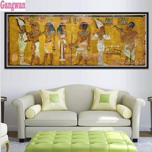 5d DIY Diamond Painting Vintage Egypt Pharaohs King pattern Diamond Embroidery Full Square Round rhinestone large Home Decor