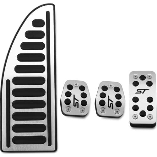 Car Accelerator Pedal Brake Pedal Clutch Pedals Cover for Ford Focus 2 MK2 3 4 MK3 MK4 Kuga Escape ST 2005-2017