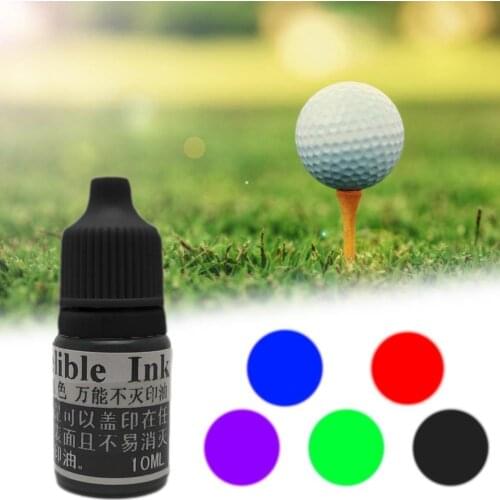 10ML Quick-dry Plastic Golf Ball Stamper Stamp Marker Symbol Accessories Seal Gift Club Impression Golfer Souvenir Golf B1K2