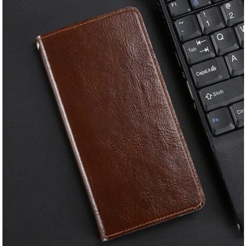 Genuine Leather Phone Flip Case For Huawei P10 P20 P30 Lite P40 Mate 10 20 30 40 Pro Plus Y6 Y7 Y9 2019 Natural Cowhide Cover