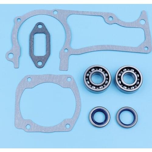 Muffler Cylinder Gasket Crankshaft Oil Seals Fit For Husqvarna 362 365 371 372 372XP Chainsaw 503260301, 505275719, 503250801