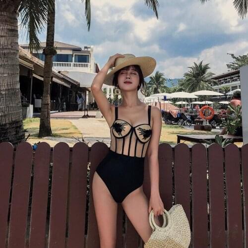 FMZXG Swimwear With Mesh