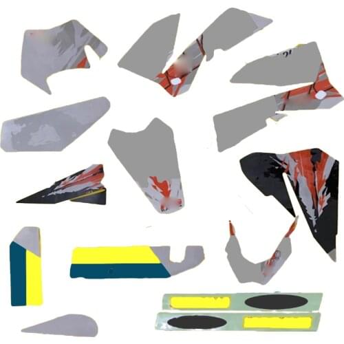 Customized Number Gloss Team for EXC EXCF SX SXF SXS XC XCR XCW XCF XCRF NXC MX SMR DUKE