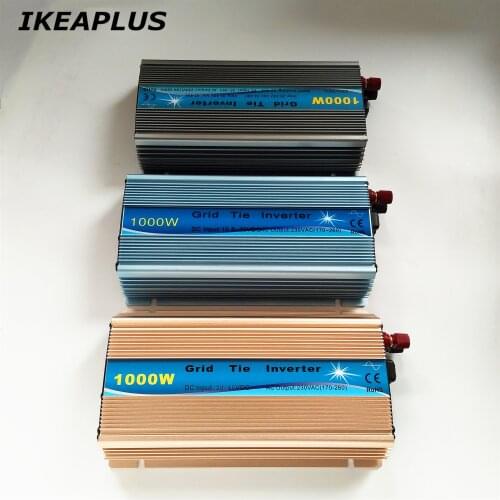 MPPT Solar Grid Tie Micro Inverter Inversor 1000W Input 10.8-30V or 20-45V DC Output 120V 220v AC For On Grid Solar Power System