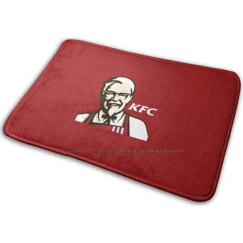Fried Chicken Mat Rug Carpet Anti-Slip Bedroom Entrance Door Mat Food Drink Kfc