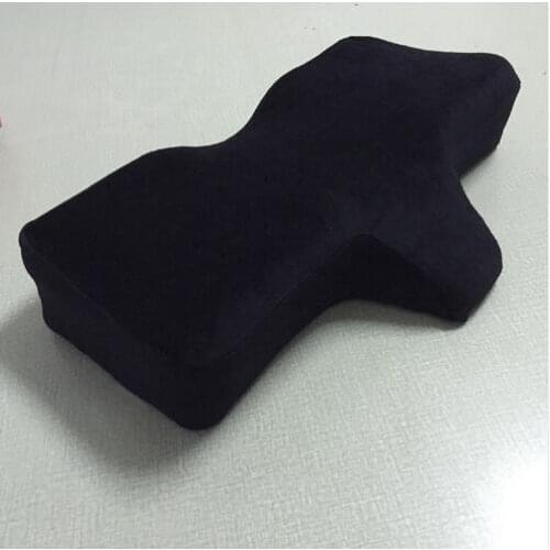 Memory foam eyelash extension pillow ergonomic curve improve sleeping pillows perfect concave headrest neck support