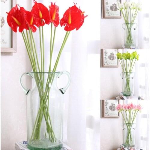 Practical Good Fabric Fake Flower Plants Lightweight Artificial Flower Eye-catching for Household