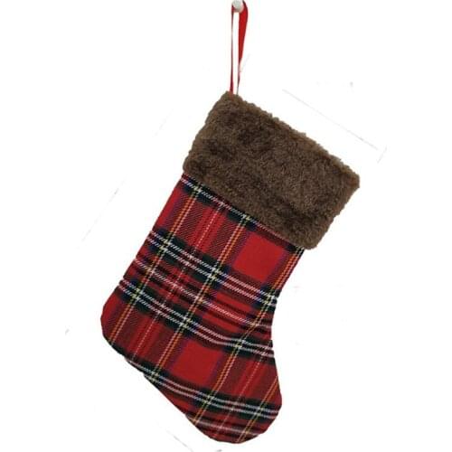 Christmas Stocking Mini Sock Santa Claus Candy Gift Bag Xmas Tree Hanging Decor