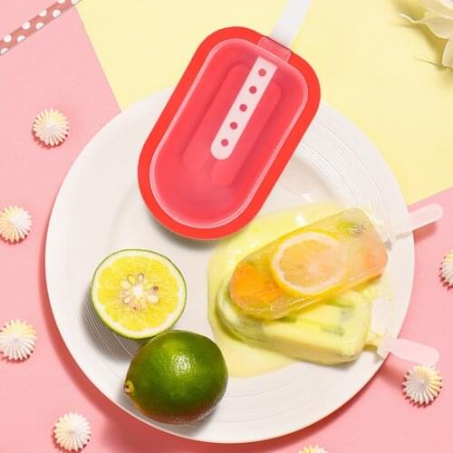 Silicone Ice Cream Mold DIY Homemade Freezer Cute Popsicle Ice Lolly Maker