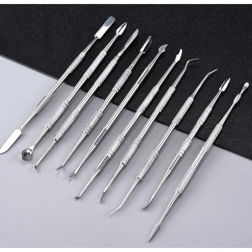 10pcs Stainless steel clay sculpture knife Sculpture tools for modeling ceramic crafts