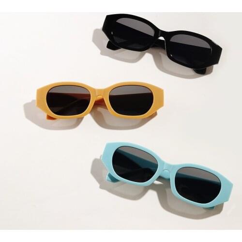 2021 Vintage Square Sunglasses For Women Wide Temples Female Brand Design Frame Sun Glasses Fashion Retro Thick Frame Shades UV