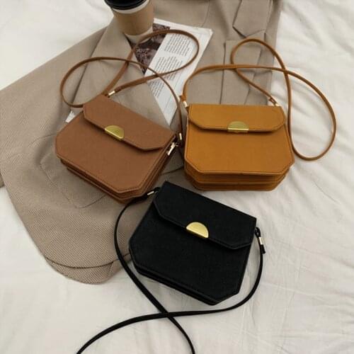 New trendy fashion all-match small square bag texture messenger bag retro popular small bag female bag