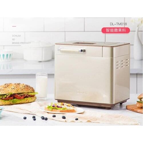 Donlim toaster maker home breakfast machine fully automatic dough mixer kneading dough DL-TM018 automatic fruit spread bread