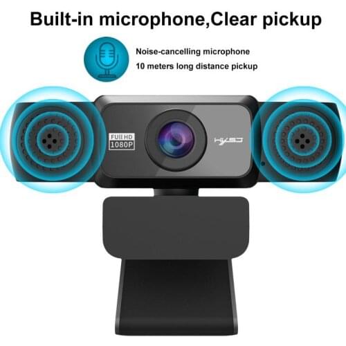 1080P HD Webcam with Mic Rotatable PC Desktop Web Camera Cam Mini Computer WebCamera Cam Video Recording Work