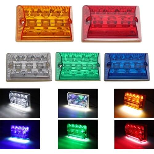 24V waterproof Side Marker Light 20 led SMD Car Truck External Lights Squarde Warning Tail Light Signal Lamps Trailer Lorry