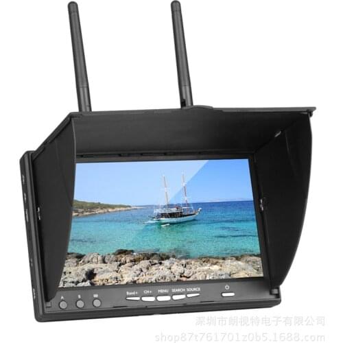 High Quality uuustore LCD5802S LS5802S 5802 40CH Raceband 5.8G 7 Inch Diversity Receiver HD Monitor with Build-in Battery