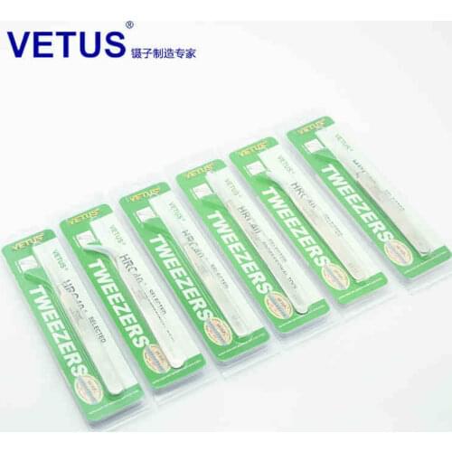 100% Brand best eyelash tweezers Stainless Steel tweezers High Precision Accuracy Antistatic with Security label