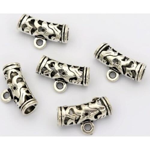 20pc Mix Tibetan Silver Gold Bronze Big Hole Metal Hook Connector For Diy Jewelry Making Bracelet Necklace Accesories Wholesale