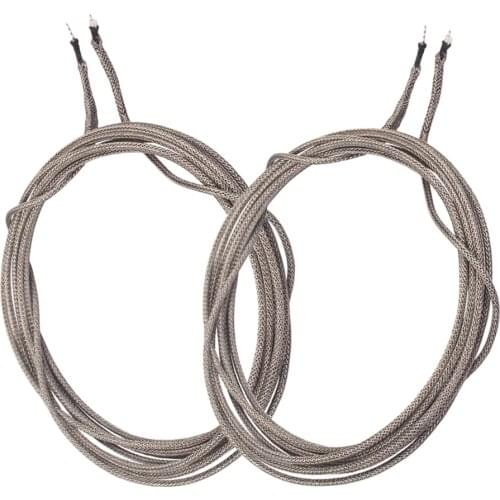 300cm Long Vintage 22 AWG Braided Shielded Push-Back Cloth Guitar Wire Cable
